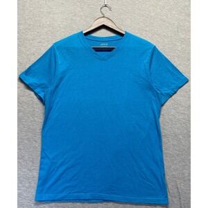 BCG T Shirt Mens Medium Blue Cotton V Neck Short Sleeve Outdoor Casual Wear